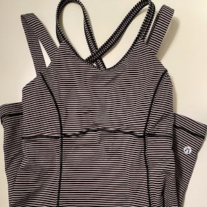 Lulu lemon striped workout tank